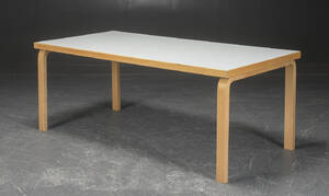 Alvar Aalto. Spisebord arbejdsbord, model 83