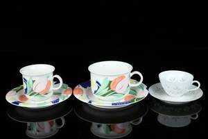 KAFFEGODS, 2 st, TEGODS, 2 ST, Arctica, samt MOCKAGODS, risporslin, Arabia