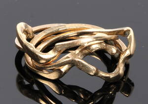 Samlering,14 kt guld, 5,2 gram