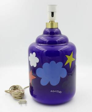 Per Arnoldi Holmegaard. Bordlampe af glas