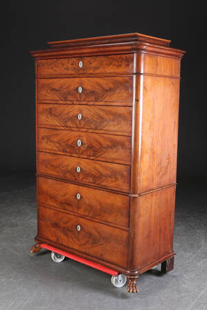 Christian VIII chiffonière af mahogni.