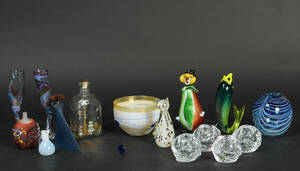 Kosta Boda, Holmegaard m.m. Samling vase, stager m.m. 16