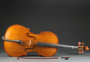 Hertz, cello model 200 samt bue i blød transporttaske.