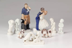 Samling figurer m.m. fra Royal Copenhagen, Bing Grøndahl og Dahl Jensen 9