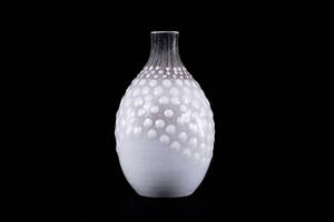 Anna-Lisa Thomson, vas, Upsala Ekeby, märkt 1017, höjd 19,5 cm