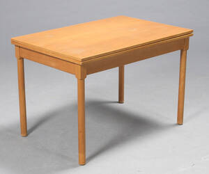 Børge Mogensen. Foldebord sofabord, bøgetræ, model 4500