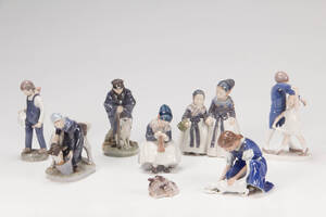 Royal CopenhagenKgl. porc. og Bing Grøndahl. Samling porcelænsfigurer 8