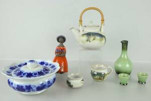 PARTI med figurin, servisdelar, bl.a. JIE, Bo Fajans, Gefle