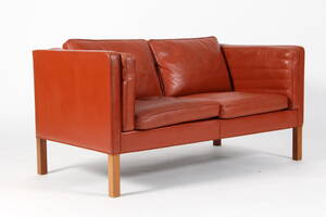 Børge Mogensen Peter Mogensen. 2-pers. sofa, model 2335. Original betrukket.
