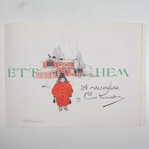 CARL LARSSON. PLANSCHVERK Ett Hem lösbladssystem, sekelskiftet 1900.