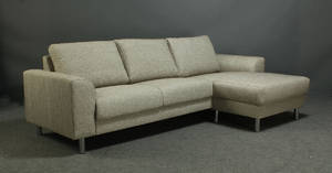 Tre-pers. sofa med chaiselong, model Barcelona