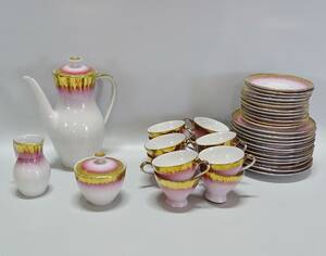 Kaffeservis, Mitterteich Bavaria, Tyskland, 1900-tal, 27 delar