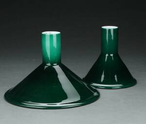 Holmegaard. P. T. Pendler, grønt glas 2
