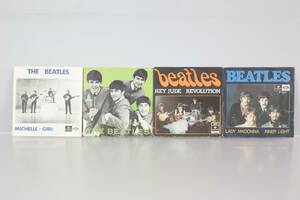 THE BEATLES, vinylskivor, 4 st, singlar