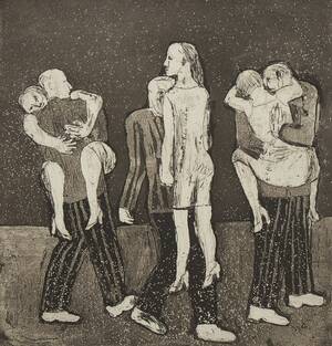 Akvatint, Lena Cronqvist f. 1938