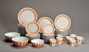 Lyngby Danild. Lotus middags- og kaffeservice 65