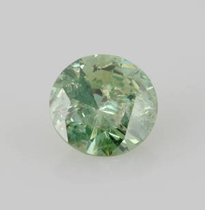 1 Loose Green-Blue brilliant-cut Diamond 0.91ct