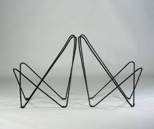 Hardoy, Kurchan, Bonet, Paar Butterfly Chair Gestelle 2