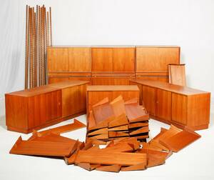 Kai Kristiansen FM Furniture reolsystem af teaktræ 63