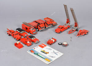 Tekno. Samling lastbiler, kranvogn m.m. 11