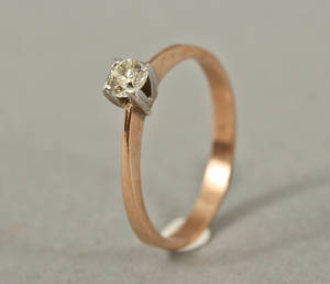 Diamantring ca. 0,31 ct