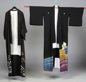 Japan. Kimonoer sidste halvdel af det 20. århundrede. To stk. 2