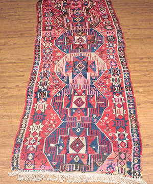 Orientalsk Kelim 402 x 146