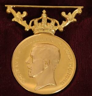 Medalj, 23-k guld