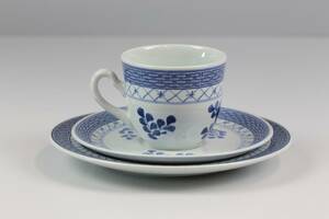 DEL av kaffeservis, för sex personer, Tranquebar, fajance, Royal Copenhagen