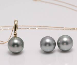 Tahiti pearl set in 14k gold
