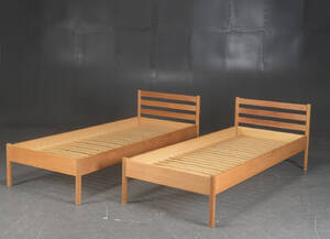 Hans J. Wegner. To senge af egetræ 2
