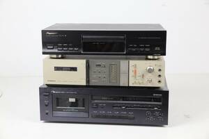 KASSETTDÄCK, 2 st, Pioneer Nakamichi, samt CD-SPELARE, Pioneer
