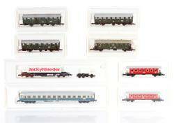 MÄRKLIN, VAGNAR TILL MODELLJÄRNVÄG, ÅTTA ST