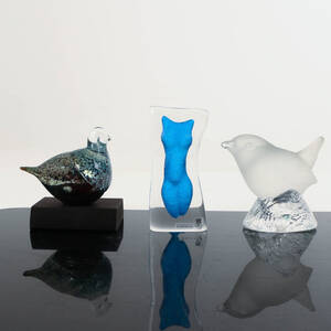 FIGURINER, GLASKONST, bla Erika Höglund, Målerås