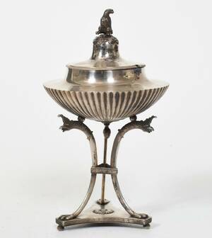 Strösockerskål, Adolf Zethelius, silver