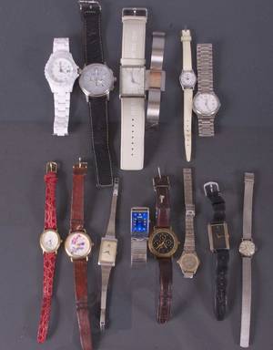 Parti med armbandsur, 14 st, bl. a. Triwa samt Gant