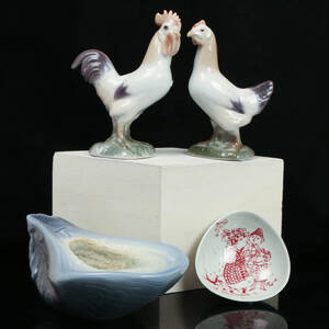 PARTI FIGURINER, 4 st, porslin, bl.a. Royal Copenhagen