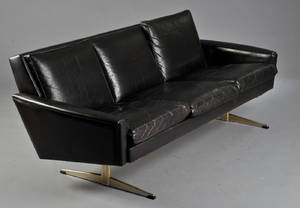 Dansk møbelproducent, tre-pers. sofa med skakerstel