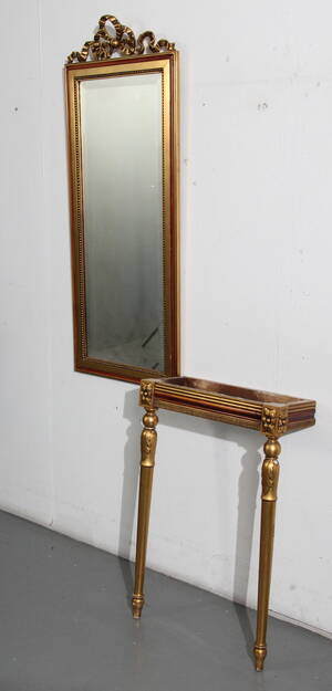 Georg Kleis. Spejl med konsolbord, Louis XVI stil 2