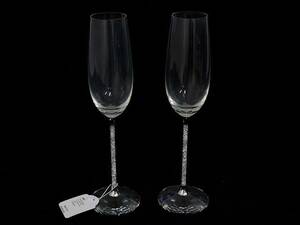 Champagneglas, 2st, Swarovski