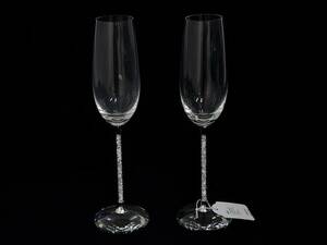 Champagneglas, 2st, Swarovski
