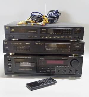 CD-spelare, radio och kassettdäck, Dual och Denon