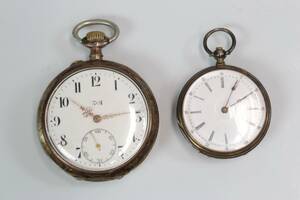 FICKUR, 2 st, boetter i underhaltigt silver 8001000