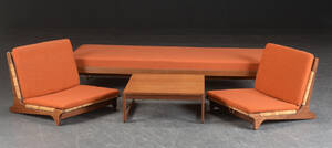 Hans Olsen. Multimøbel af teak og sjeneflet, model 161 TV Sofa 4