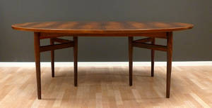 Arne Vodder, matsalsbord, palisander, modell 212