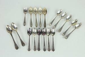 KAFFESKEDAR, samt DESSERTSKEDAR, 2 st, silver, 247 g