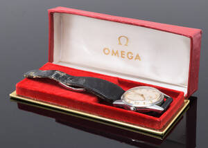 Vintage Omega Automatic Seamaster, herrearmbåndsur, rustfrit stål i Omega æske