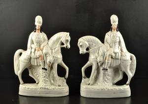 Staffordshire, ett par figuriner 1800-tal 2