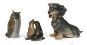 Royal Copenhagen Kgl. P. Tre figurer af porcelæn3