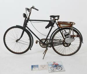 Cykel med påhängsmotor